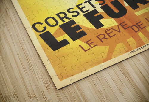 Corsets le Furet VINTAGE POSTER puzzle