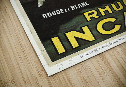Rhum Des Incas Poster VINTAGE POSTER puzzle