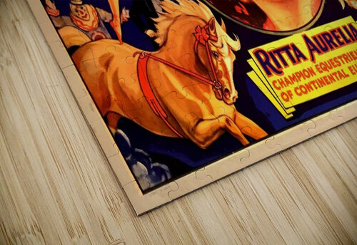American Circus Poster VINTAGE POSTER puzzle