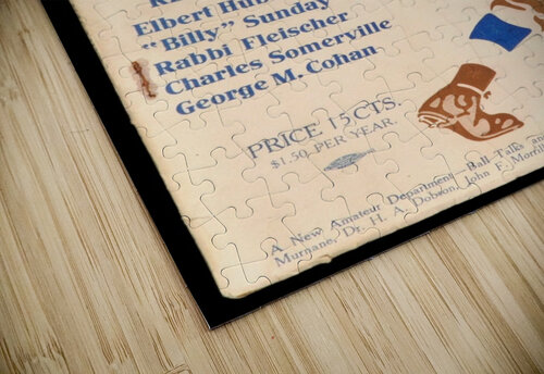 Baseball Magazine, August 1908 VINTAGE POSTER puzzle