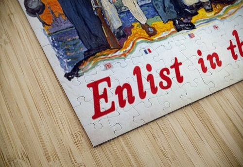 Enlist in the Navy VINTAGE POSTER puzzle