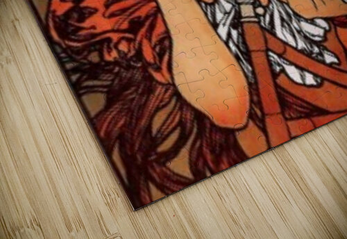 Cycles Perfecta by Alphonse Mucha VINTAGE POSTER puzzle