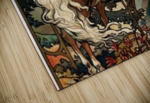 Luchon by Alphonse Mucha VINTAGE POSTER puzzle