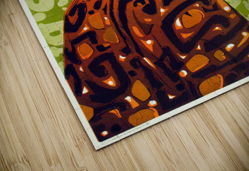 Black is baby VINTAGE POSTER puzzle