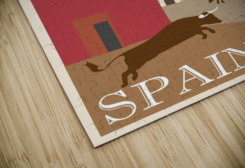 Spain Travel Poster VINTAGE POSTER puzzle