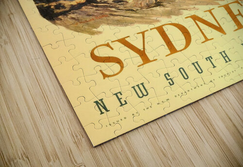 Sydney New South Wales VINTAGE POSTER puzzle