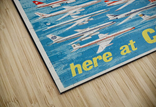 Cooks Travel Poster VINTAGE POSTER puzzle