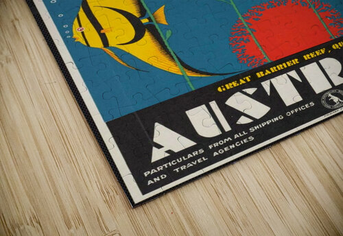 Australia vintage poster VINTAGE POSTER puzzle