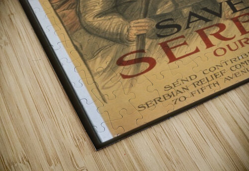 Vintage---Save-Serbia VINTAGE POSTER puzzle