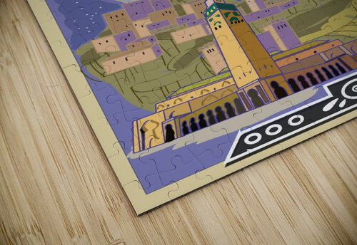 Morocco travel poster VINTAGE POSTER puzzle
