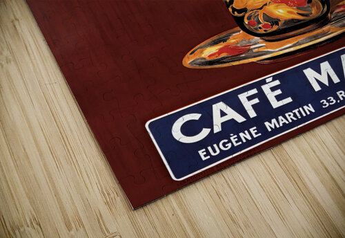 Cafe Martin Vintage Poster VINTAGE POSTER puzzle