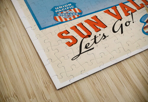 Sun Valley travel poster VINTAGE POSTER puzzle