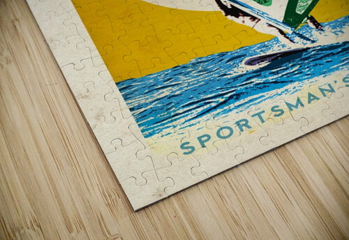 Alacati Wind Surf vintage travel poster VINTAGE POSTER puzzle