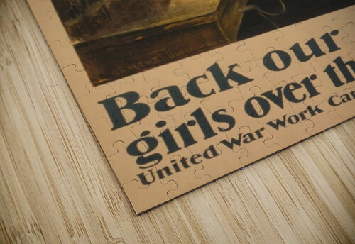 Back our girls VINTAGE POSTER puzzle