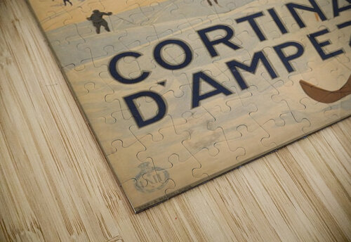 Cortina d Amprezzo VINTAGE POSTER puzzle