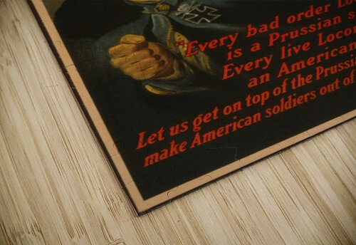Keep em going VINTAGE POSTER puzzle