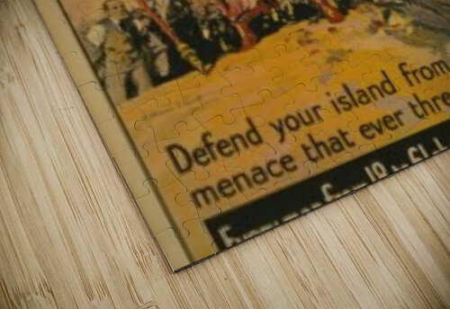 National Service VINTAGE POSTER puzzle