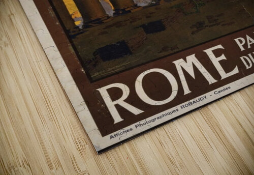 Rome VINTAGE POSTER puzzle