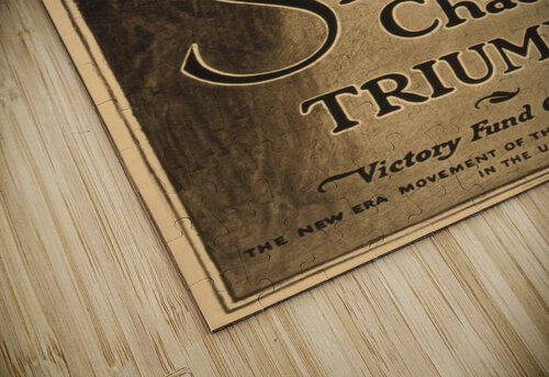 Shall Chaos Triumph! VINTAGE POSTER puzzle