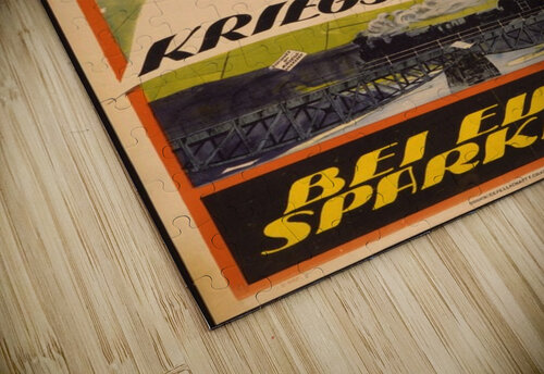 Travel poster VINTAGE POSTER puzzle