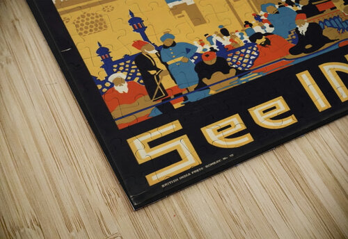 See India VINTAGE POSTER puzzle
