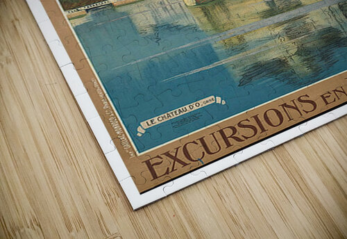Excursions en Normandie VINTAGE POSTER puzzle