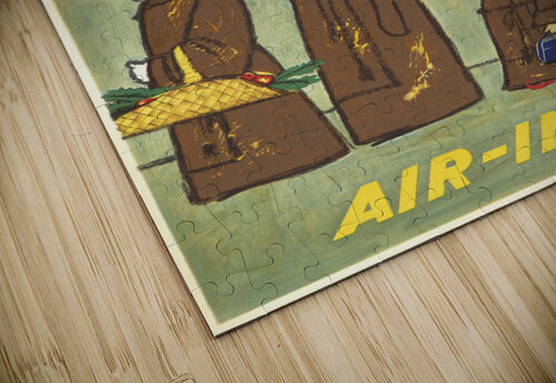 Rome Air India VINTAGE POSTER puzzle