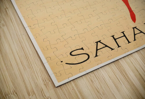 Saharet VINTAGE POSTER puzzle