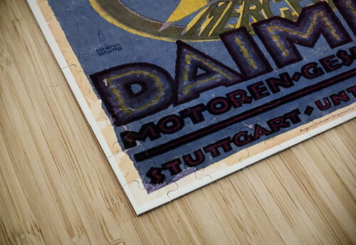 Mercedes Daimler VINTAGE POSTER puzzle
