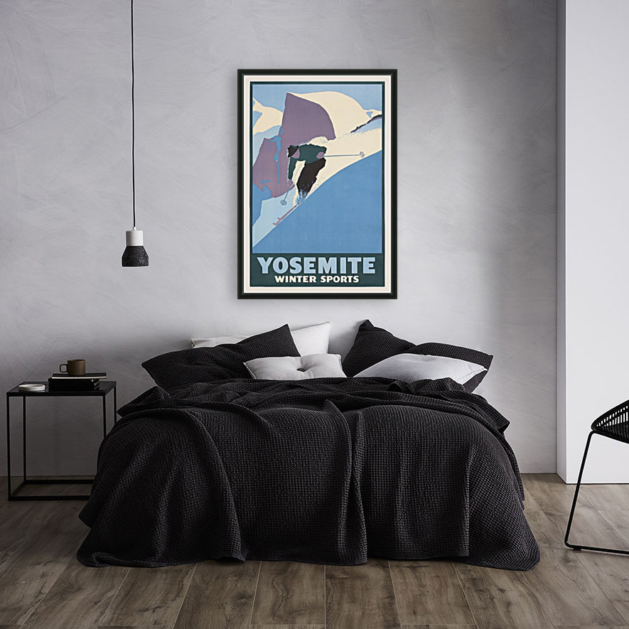 Yosemite winter sports Reproduction