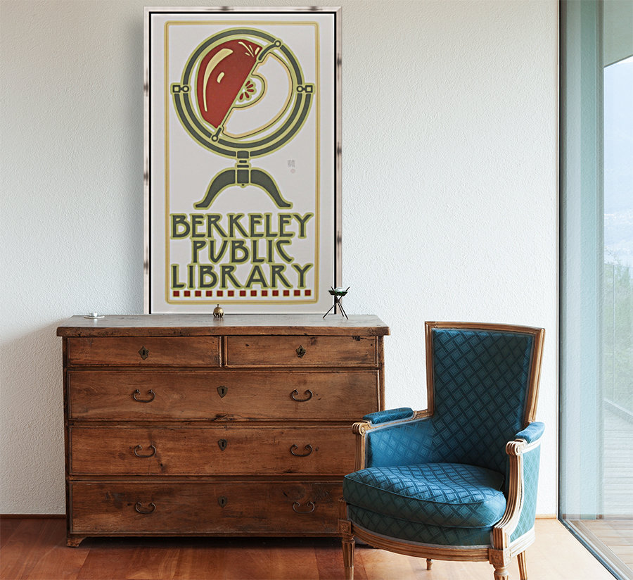 Berkeley Public Library Poster Reproduction