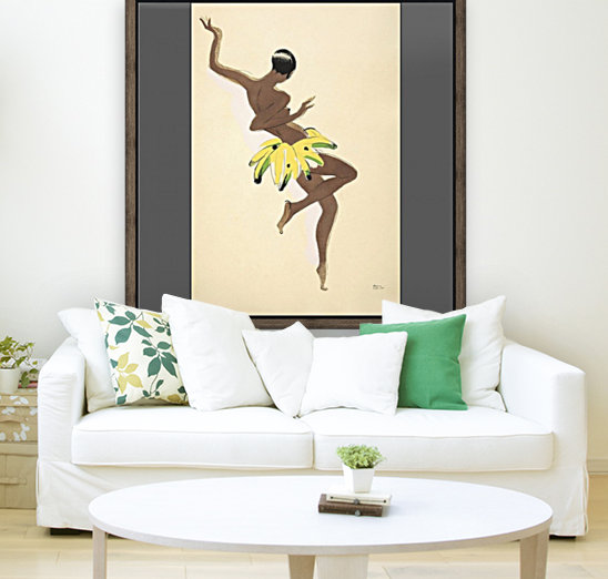 Josephine Baker, Banana Skirt Dance,Vintage Poster Reproduction