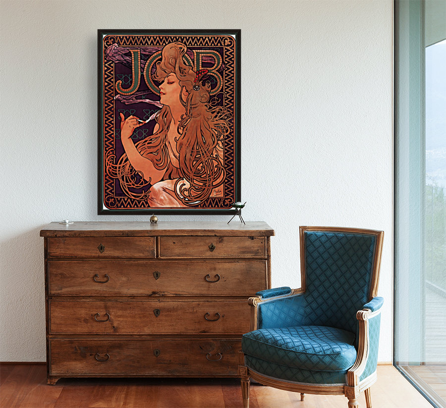 Job by Alphonse Mucha Reproduction