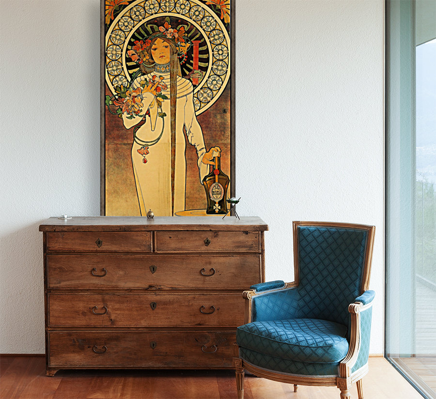 La Trappistine by Alphonse Mucha Reproduction