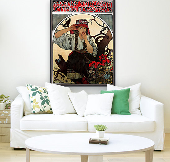 Moravian teachers choir by Alphonse Mucha Reproduction
