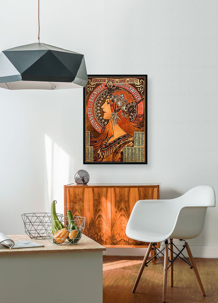 Savonnerie de Bagnolet by Alphonse Mucha Reproduction