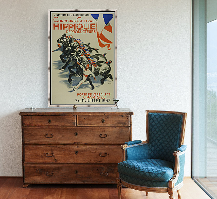 Concours Central Hippique Poster Reproduction