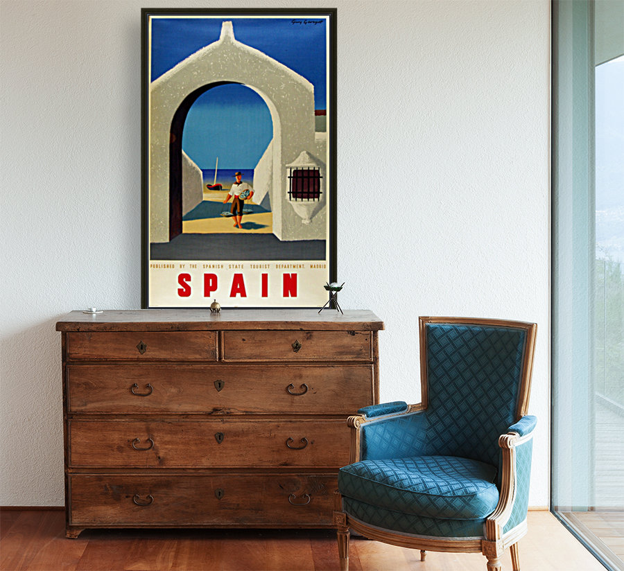 Fisherman Original Spain poster Reproduction