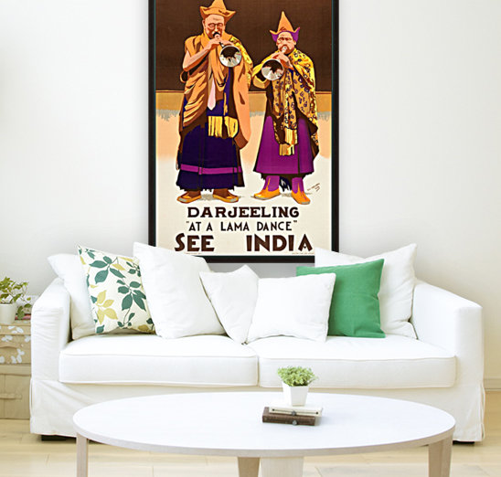 India Travel Poster Reproduction