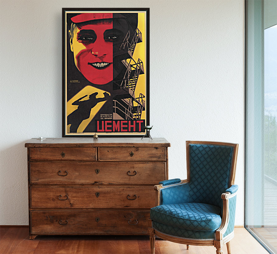 Cement, 1927, poster Reproduction
