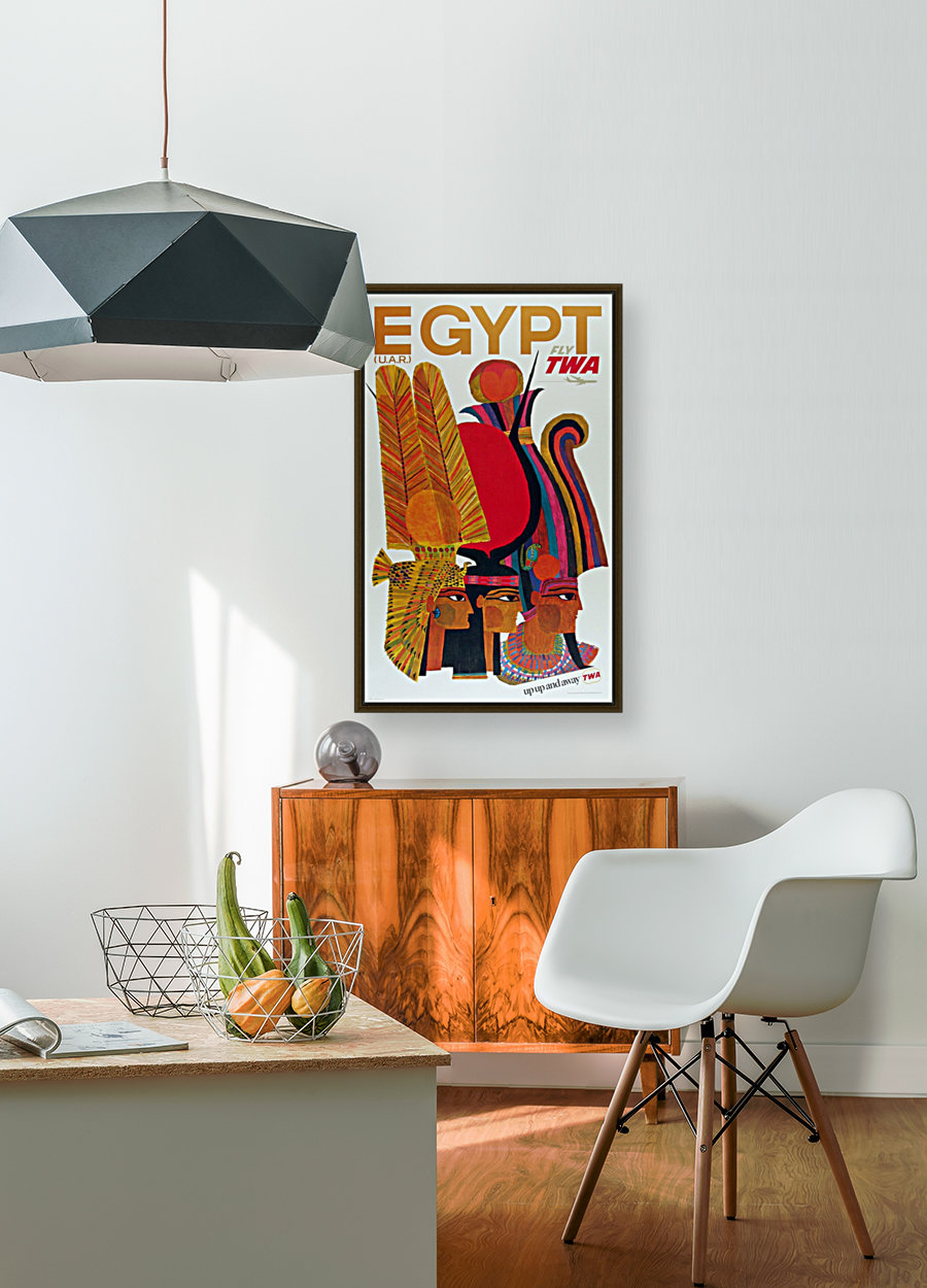 Fly TWA Egypt poster Reproduction