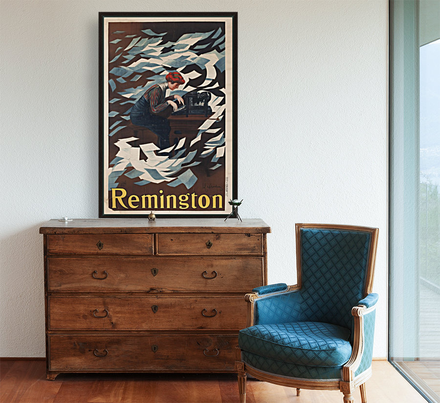 Vintage Poster for Remington Reproduction