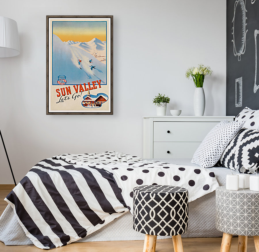 Sun Valley travel poster Reproduction