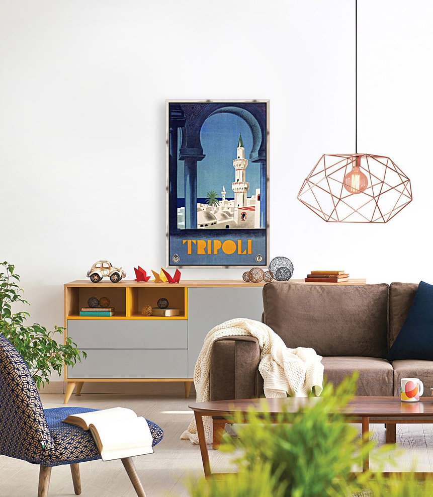 Tripoli travel poster Reproduction