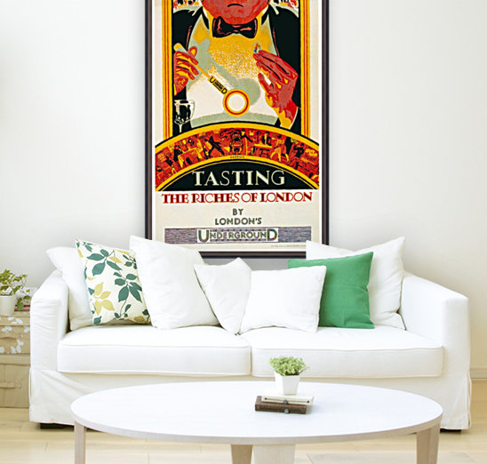 London metro Underground vintage poster Reproduction
