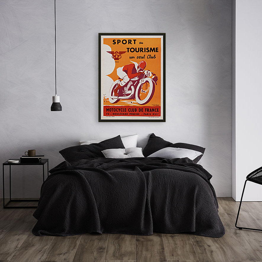 Geo Ham Sport au tourisme moto poster Reproduction