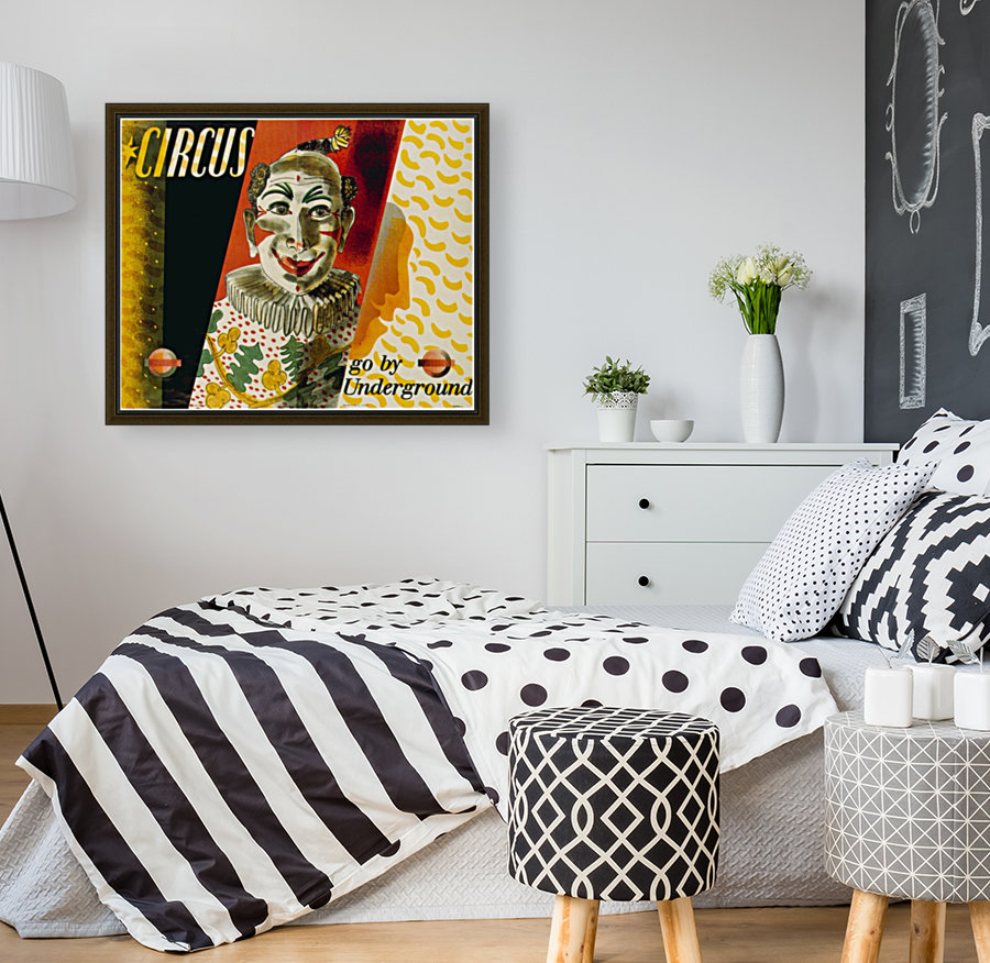 London Underground Circus poster Reproduction