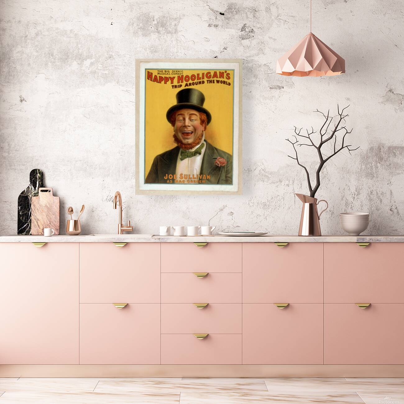 Happy Hooligans Trip around the world Reproduction