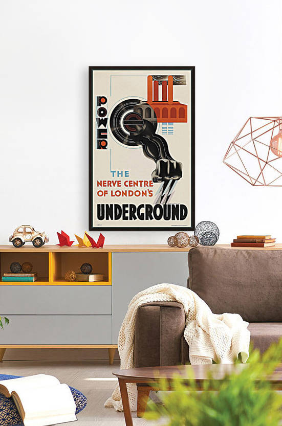 The Nerve Centre of London by VINTAGE POSTER