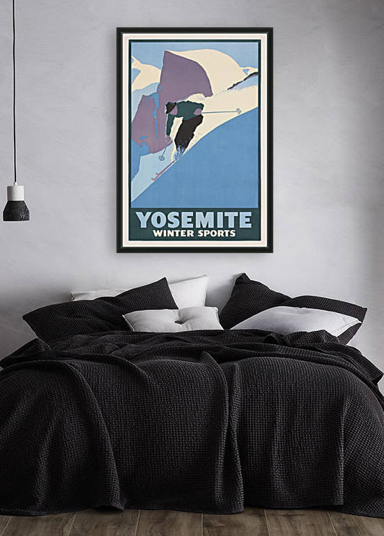 Yosemite winter sports Reproduction